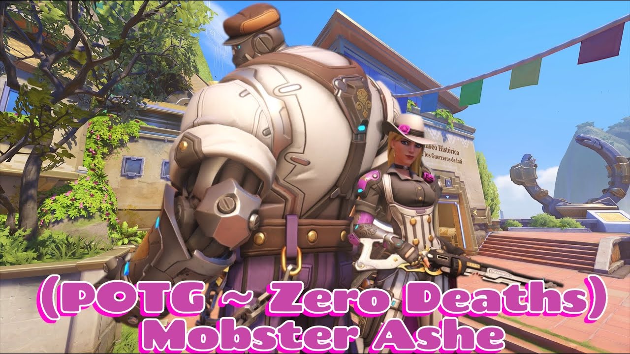 ( potg / zero deaths) mobster ashe!💜 overwatch 2 ~ ashe gameplay