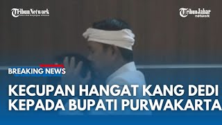 Gubernur Jabar Cium Kening Bupati Purwakarta Kagum Perjuangan Om Zein Usai Pidato di DPRD
