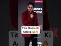 Bhuvan Bam Does Hilarious Mimicry Of Titu Mama For Dhindhora 2 😂🔥 #shorts #bhuvanbam #comedy