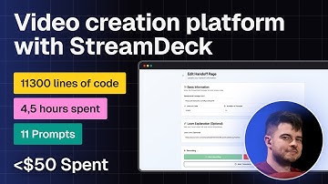 Built a video creation platform with StreamDeck integration - Hacktober 2/31