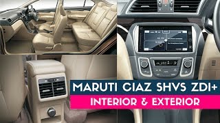 Maruti Suzuki Ciaz SHVS ZDI PLUS Interior and Exterior