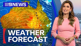 Australia Weather Update: Sunny and partly cloudy conditions | 9 News Australia