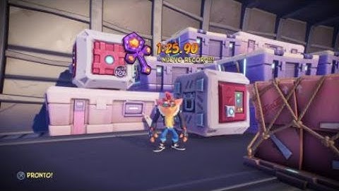 Crash 4 The Crate Escape developer purple relic in 1:25:90