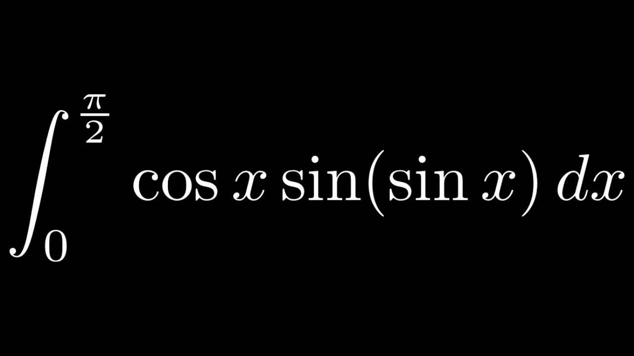 x sin x cos x dx