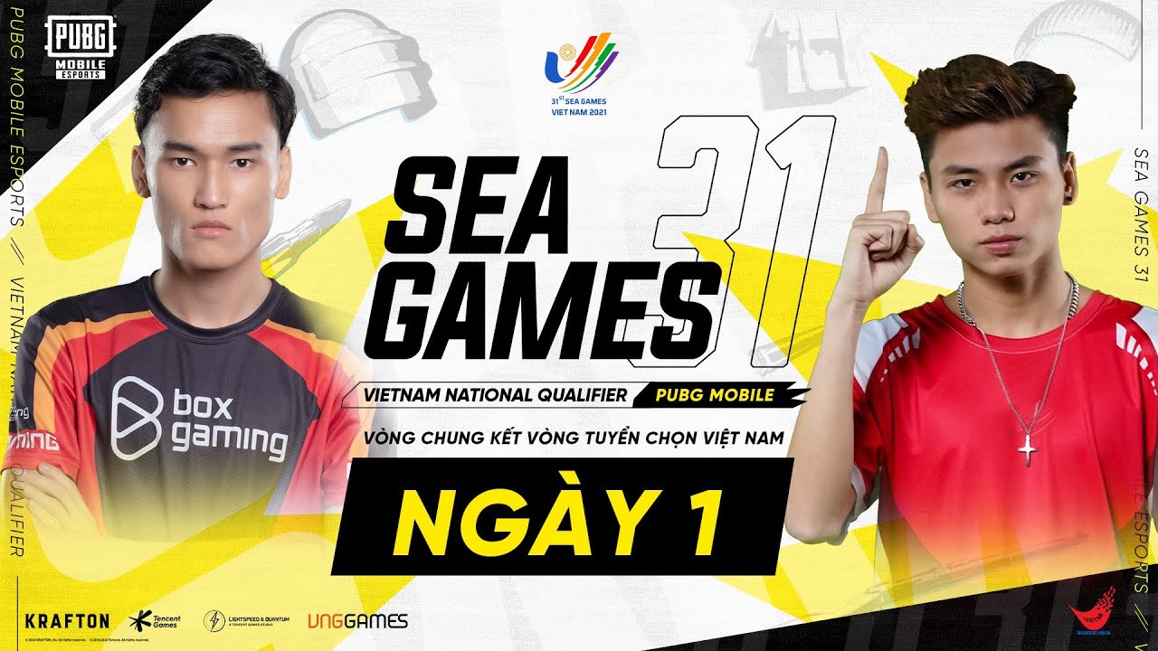 🔴 CHUNG KẾT VÒNG TUYỂN CHỌN ĐỘI TUYỂN ĐẠI DIỆN VIỆT NAM THAM DỰ  SEA GAMES 31 | NGÀY 1 | PUBG MOBILE