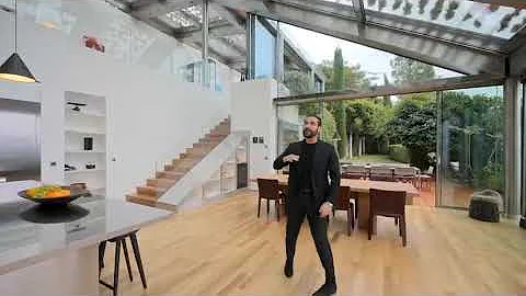 Touring % a % $52,500,000 % BATMAN % Inspired % Glass % and % Steel % Mansion