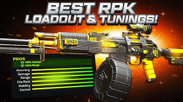 THE FINAL BOSS RPK CLASS SETUP FOR WARZONE 2 (#1 RECOIL CONTROL & DAMAGE LOADOUT TUNINGS)