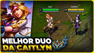 POR ISSO LUX É O MELHOR SUPORTE COM CAITLYN | MONO CAITLYN GAMEPLAY