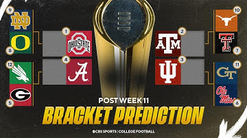 College Football Playoff Projections AFTER WEEK 11: Ohio State, Indiana & A&M=LOCKS, Notre Dame IN
