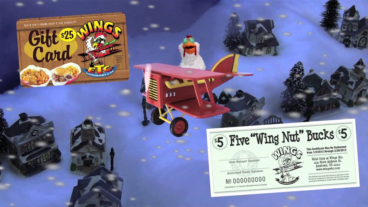 Wings Etc 2014 Holiday Gift Card Offer YouTube