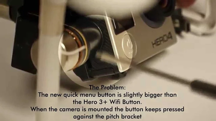 GoPro Hero 4 Mounting on DJI Phantom 2 Zenmuse H3-3D Gimbal