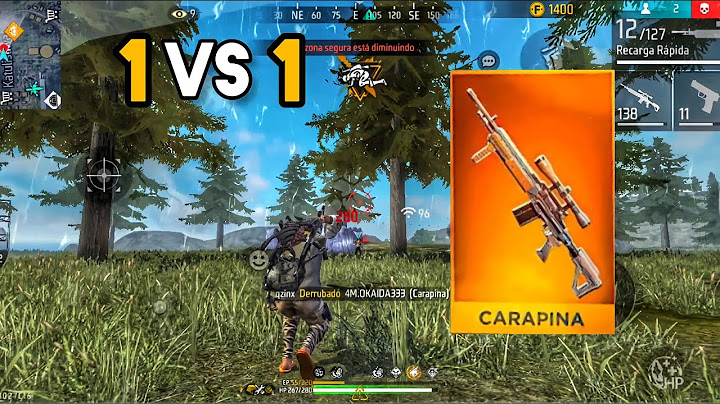 Solo com duas Carapinas!!! Free Fire Mobile