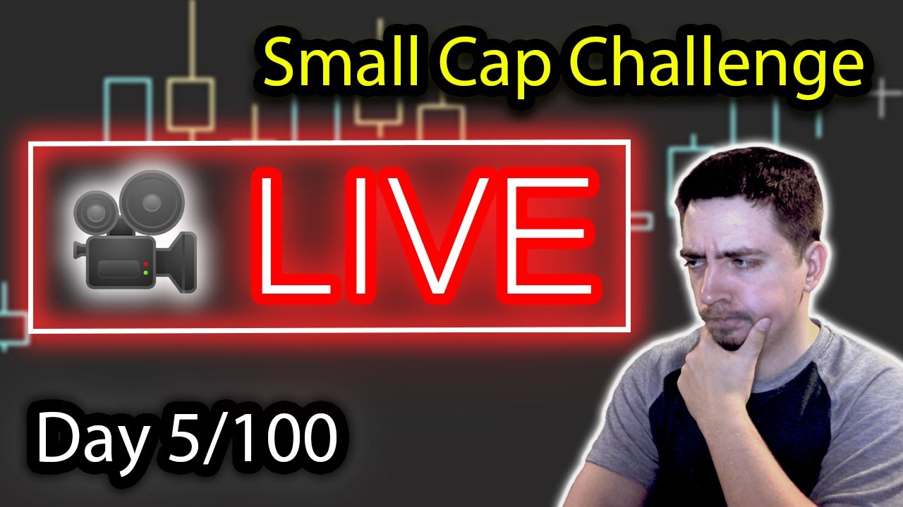 🔴 LIVE: Pre-market SMALL CAP Trading || Day 5/100