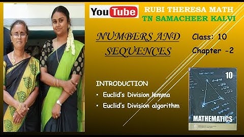10th Maths _ Samacheer kalvi _ Numbers & sequences_Euclid