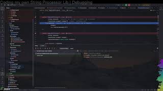 🔴 Live :: Coding my own String Processor Library | Debugging #java  #live #coding