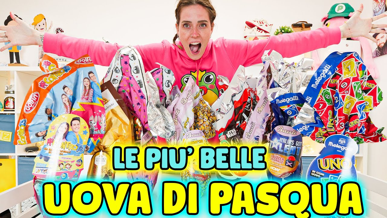 Apriamo le UOVA DI PASQUA più belle! che SORPRESE ci troviamo???  😱