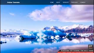 How to Create Transparent Navigation Bar with Cool Hover Effects   Html CSS tutorial For Beginner