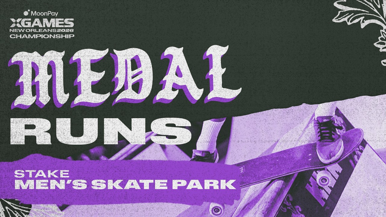 Stake Men's Skateboard Park: TOP 3 MEDAL RUNS | MoonPay X Games Championship 2026