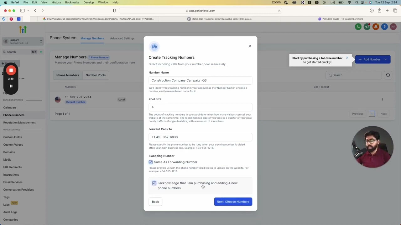 How To Set Up Call Tracking Using Number Pools
