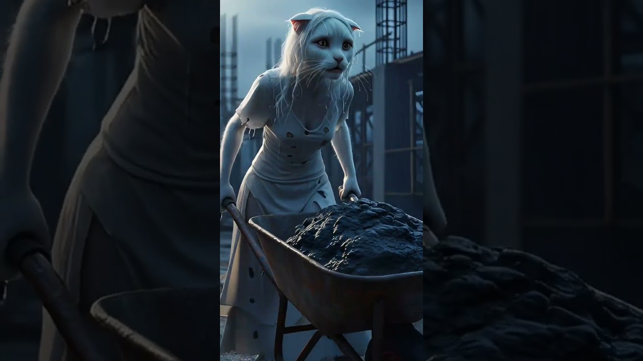 Fron concrete to castle, a mother cat's sacrifice 🫶