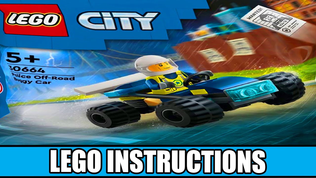 City - Police Off-Road Buggy Car LEGO instructions