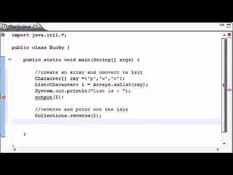 Intermediate Java Tutorial   10   Methods reverse and copy   YouTube