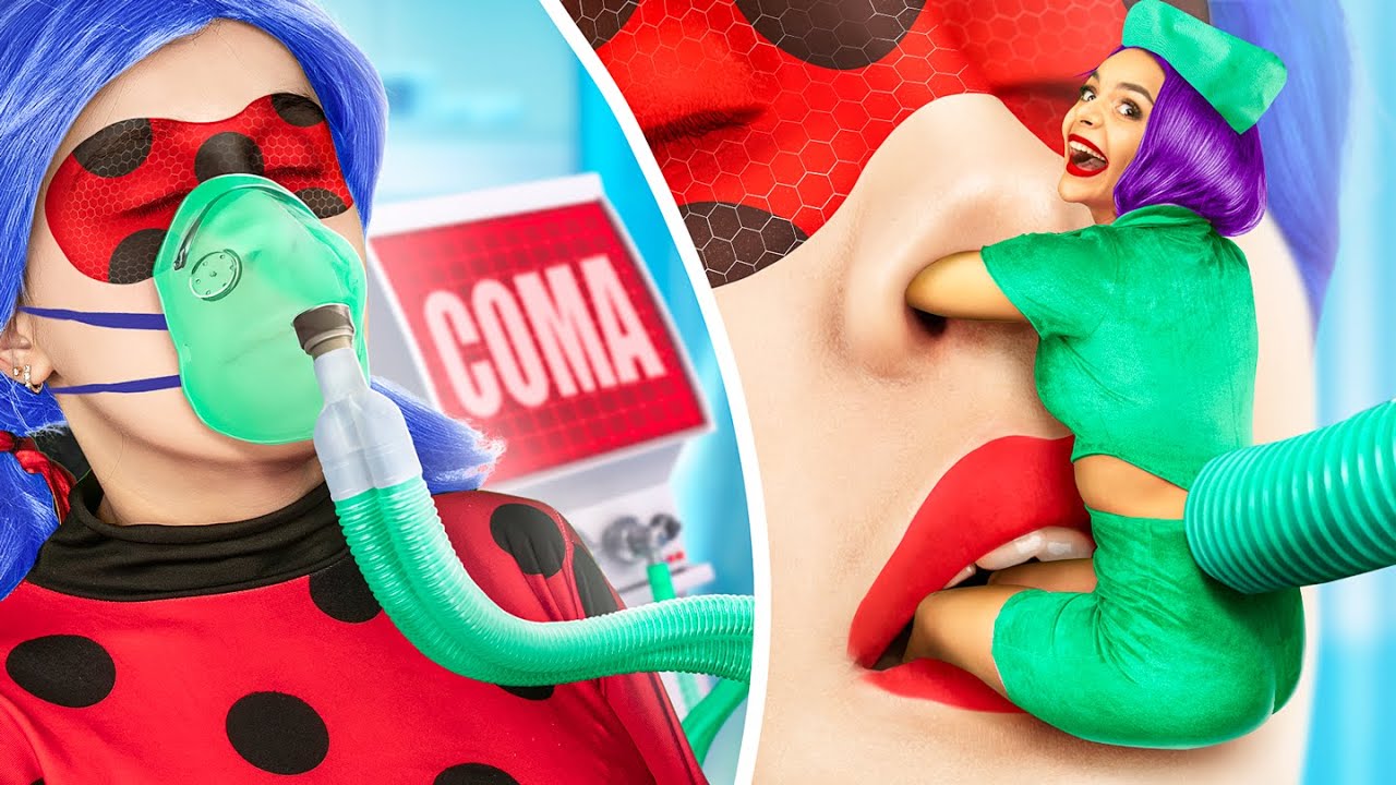 Vampire Hospital! / Ladybug Became Vampire / What If Medical Gadgets Were People!