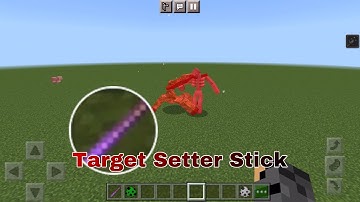 Addon-mod แจกTarget Setter Stick #minecraft #addon