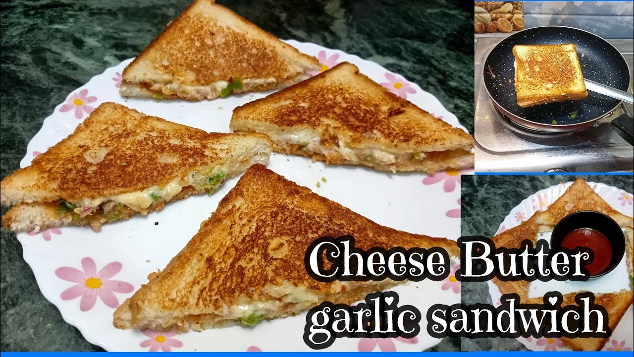 Cheese garlic sandwich recipe sandwich kaise banaye sandwich 