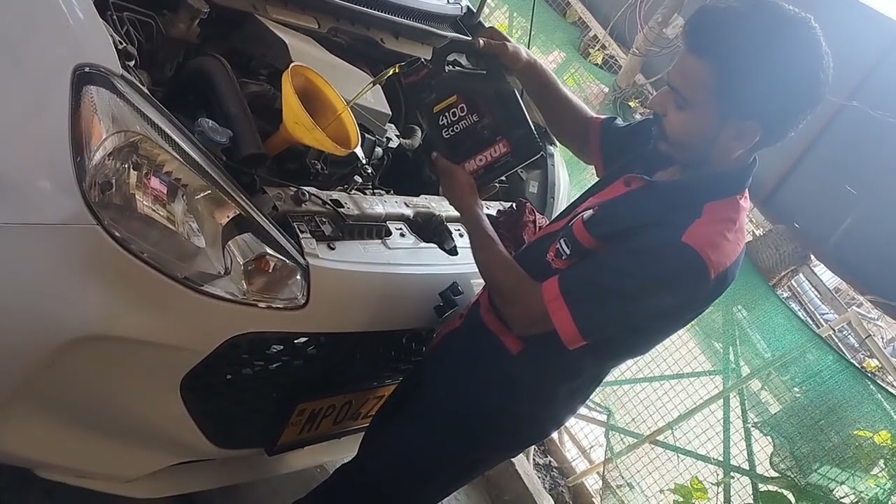 alto k10 engine oil change 