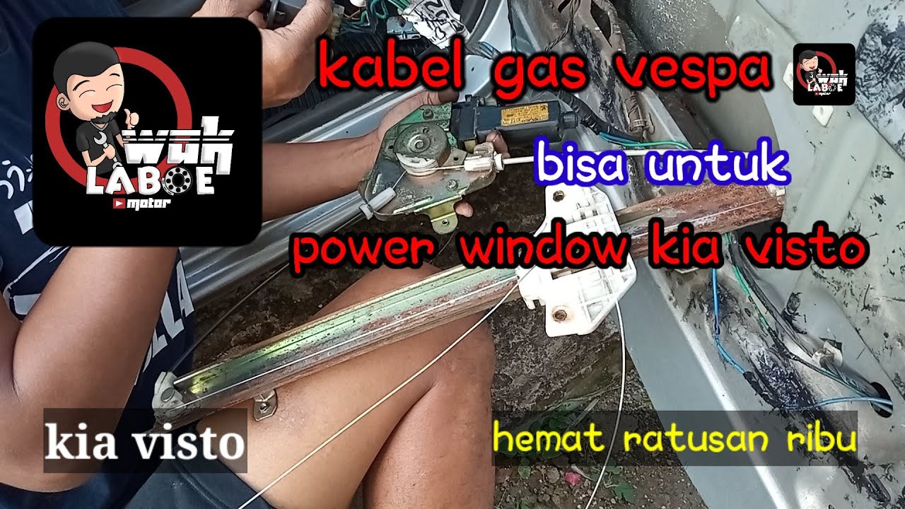 cara memperbaiki power window kia visto