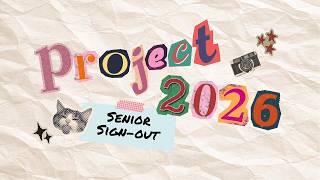 Project 2026 // 2026 Senior Sign out, Kapolei High School