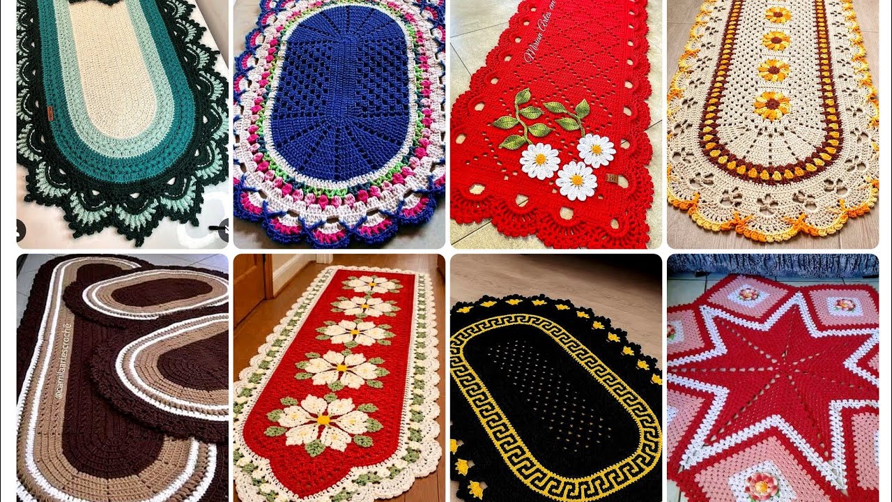 Most Attractive & Beautiful Crochet Mats Design/Handmade Floor Mats Ideas 2026
