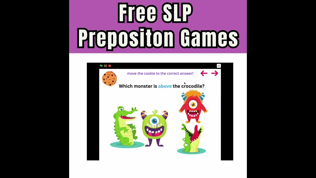 🎯 Free Speech Therapy Preposition Games and Materials 🎯