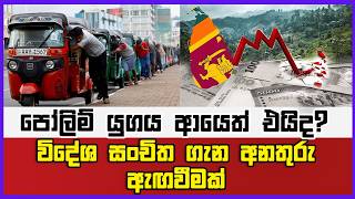 පෝලිම් යුගය ආයෙත් එයිද? | විදේශ සංචිත ගැන අනතුරු ඇඟවීමක්