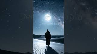 Night Desert Walking ASMR 🌙🏜️ Footsteps in Sand Relaxing Sounds