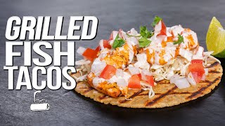 JUST ABOUT THE BEST GRILLED FISH TACOS YOU'LL EVER EAT! | SAM THE COOKING GUY