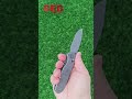 GEO2402C Ethereal Cutter: Titanium Handle &amp; Darkwash M390 Blade. The axis-lock beast is here.  #geo