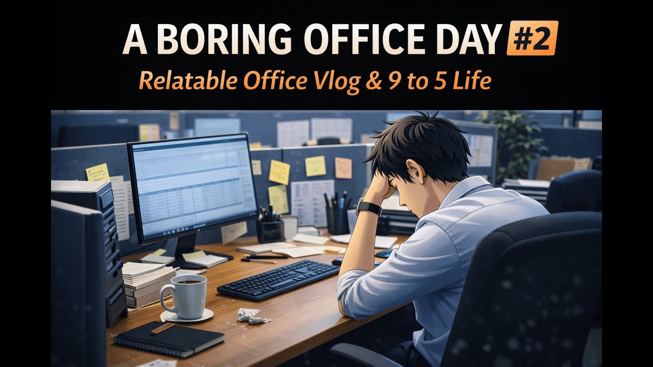 Another Boring Office Day #2 | Silent Workday & Calm Focus