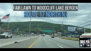 Driving in New Jersey 4K 🌥️ Route 17 North, Fair Lawn, Hillsdale & Woodcliff Lake Bergen County POV