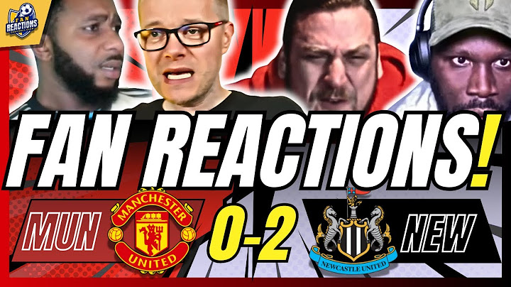 MAN UTD FANS😡REACTION TO MAN UTD 0-2 NEWCASTLE | PREMIER LEAGUE FAN REACTIONS