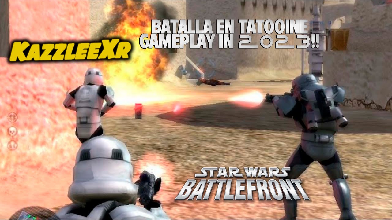 STAR WARS: Battlefront 2004 PS2 (Hardware Original) Batalla en TATOOINE