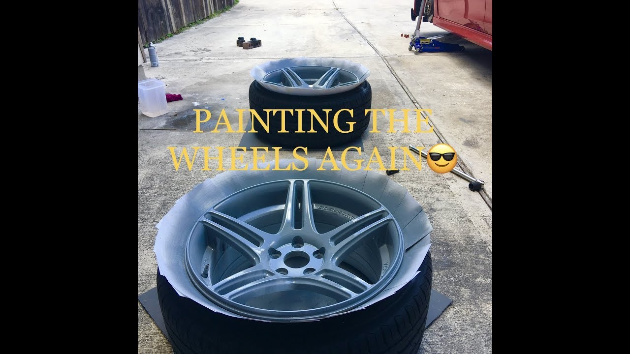 PAINTING my wheels again!! NARDO gray! YouTube