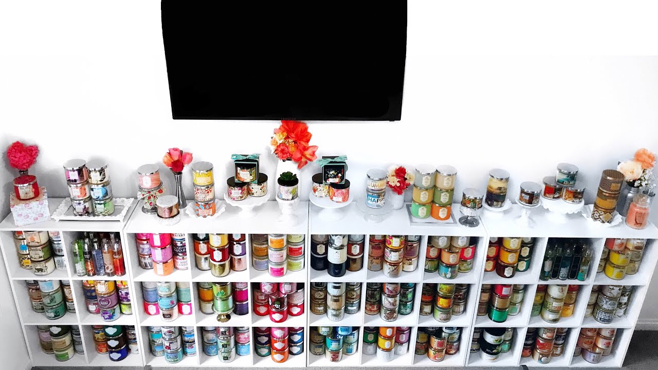 Bath & Body Works 300+ Candle Collection and Storage 2018 | CandleConnoisseur