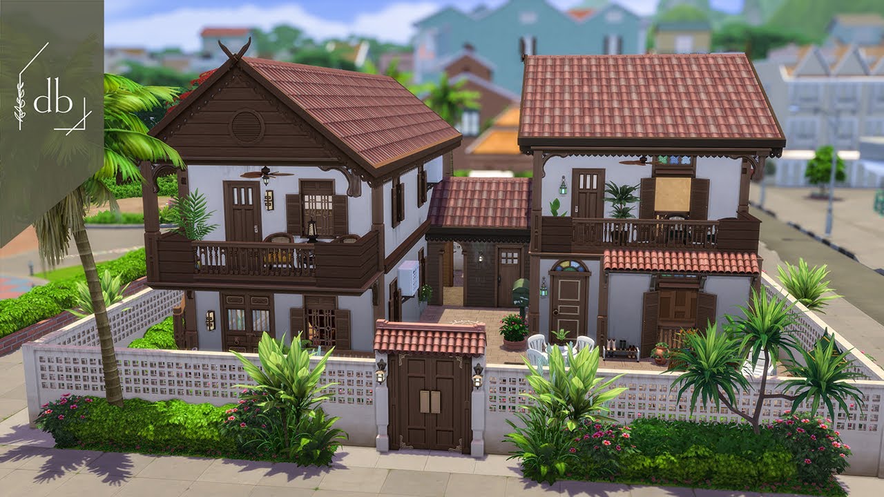The Sims 4 For Rent (Thai Inspired Apartments) YouTube