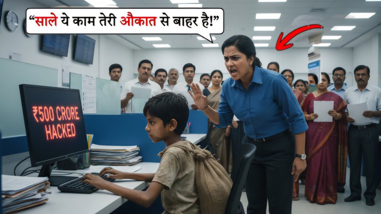 भिखारी बच्चे को बैंक में बेइज्ज़त किया… 10 मिनट बाद उसी बच्चे ने ₹500 करोड़ बचा लिए | Story