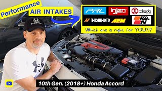 Performance AIR INTAKES // 10th Gen (2018+) Honda Accord