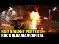 Shocking Video! Protesters in Albania demand PM's resignation, pit fireworks against police