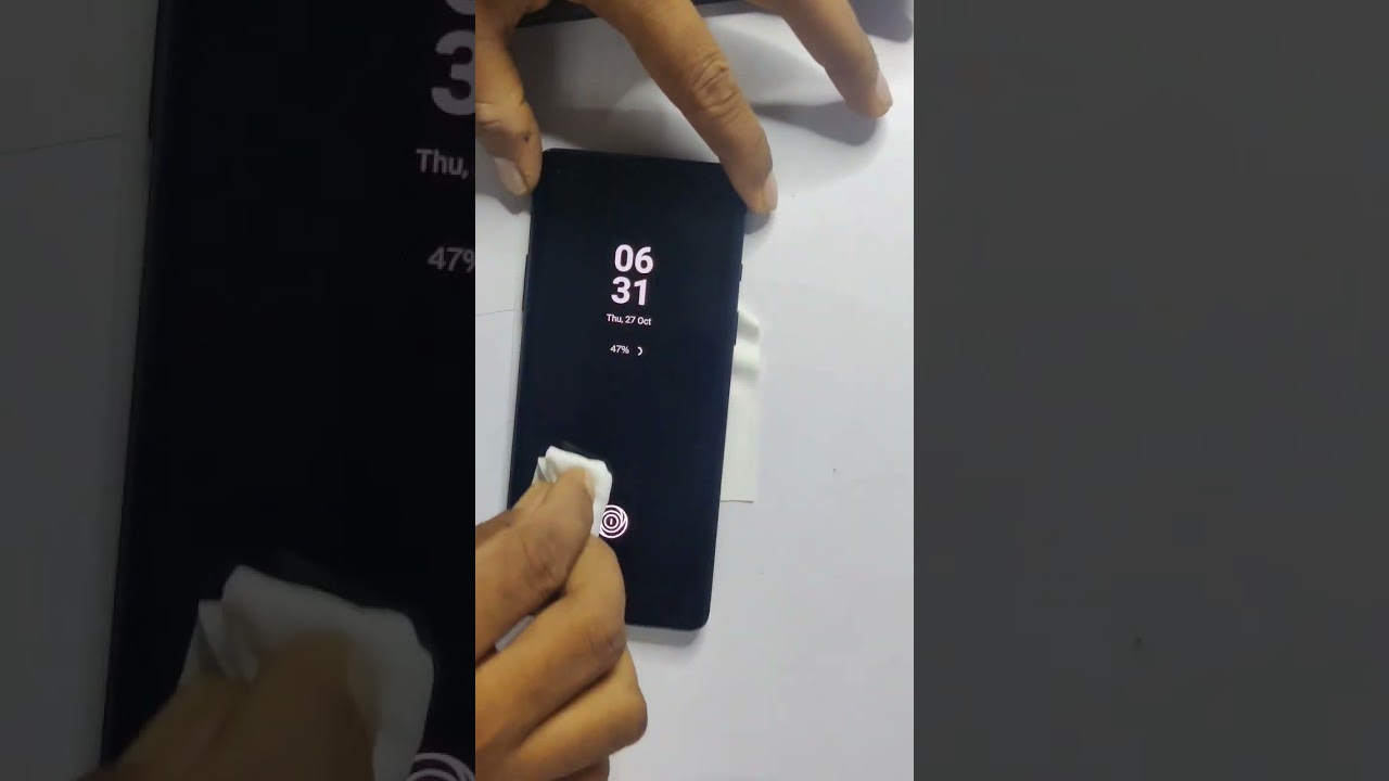 How to change One Plus 8 UV Glue Nano Liquid paste Glass 1+8