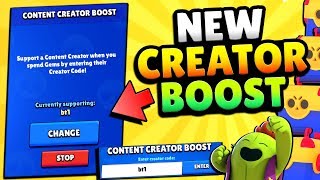 Mini Shop Update How To Boost Brawl Stars Creators For Free Youtube - como criar brawlers no brawl stars